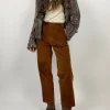 Pantalone anni '70 in camoscio