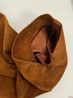 Pantalone anni '70 in camoscio