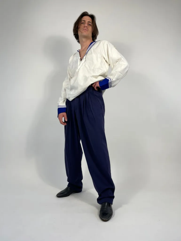 Pantalone anni '80 in cotone