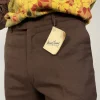 Pantalone anni '70 in misto lino