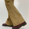 Pantaloni anni '70 in velluto a coste