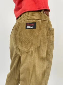 Pantaloni anni '70 in velluto a coste
