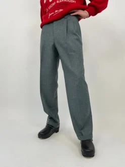 Pantaloni in pure lana anni '70
