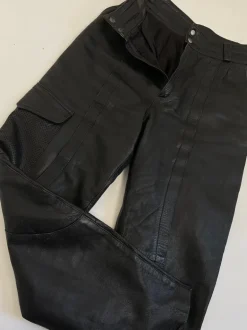 Pantaloni in vera pelle anni '80