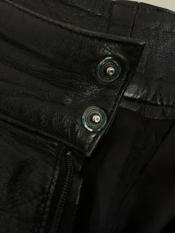 Pantaloni in vera pelle anni '80