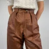 Pantaloni vera pelle anni '80
