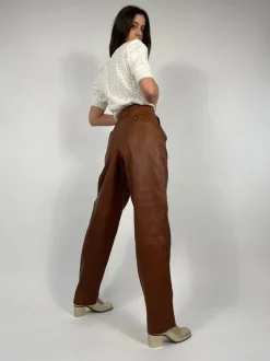 Pantaloni vera pelle anni '80