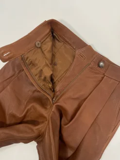 Pantaloni vera pelle anni '80