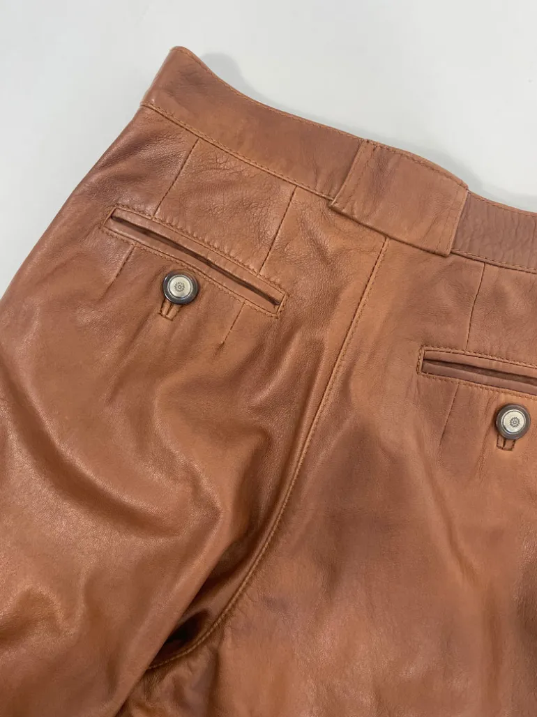 Pantaloni vera pelle anni '80