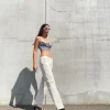 Pantaloni vintage a vita bassa
