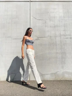 Pantaloni vintage a vita bassa