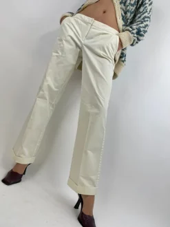 Pantaloni vintage a vita bassa