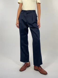 Pantaloni vintage in pura lana