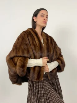 Pelliccia cropped anni '70