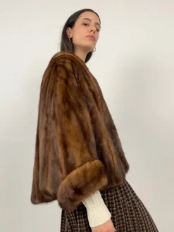 Pelliccia cropped anni '70