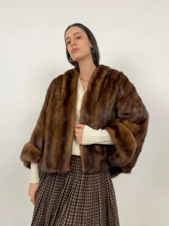 Pelliccia cropped anni '70