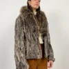 Pelliccia cropped vintage