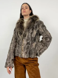 Pelliccia cropped vintage