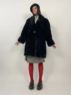 Pelliccia sintentica vintage - Made in Paris