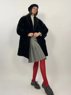 Pelliccia sintentica vintage - Made in Paris