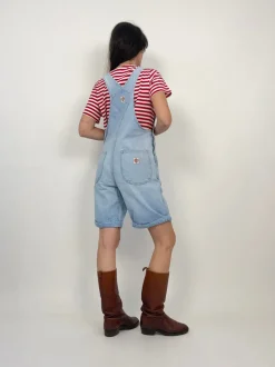 Salopette corta Rifle in jeans