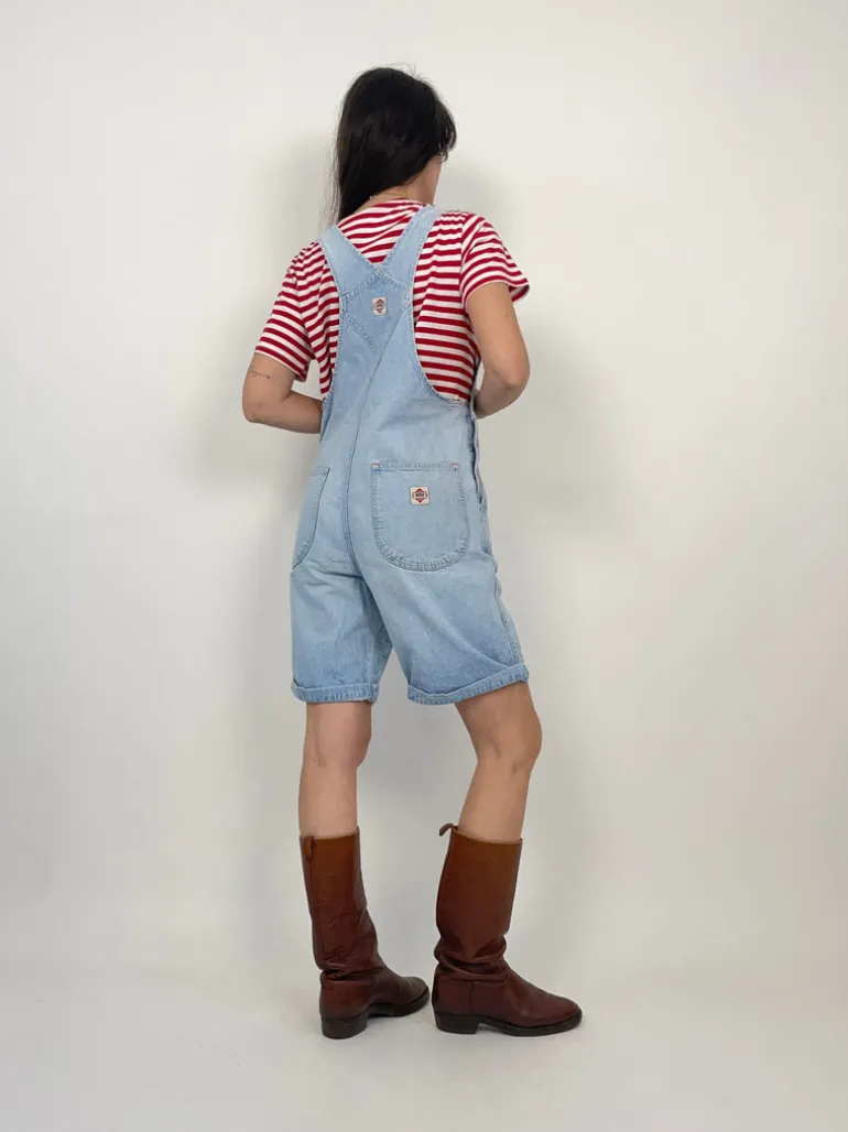Salopette corta Rifle in jeans