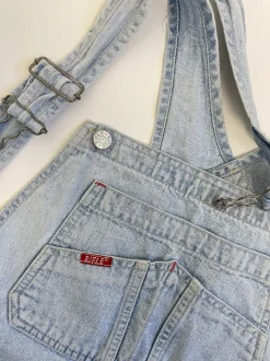 Salopette corta Rifle in jeans