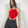 Top triangolo handmade
