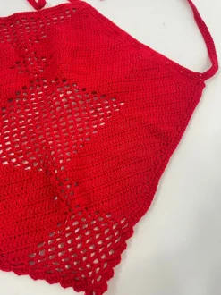 Top triangolo handmade