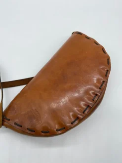 Tracolla vera pelle 70s