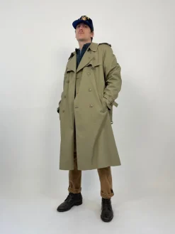 Trench doppiopetto anni '70