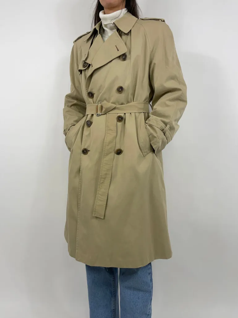Trench San Giorgio con fodera tartan