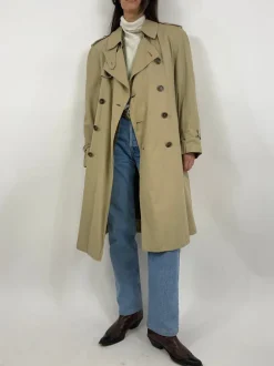 Trench San Giorgio con fodera tartan