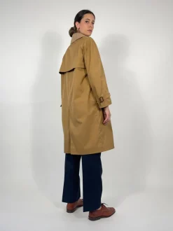 Trench vintage doppiopetto