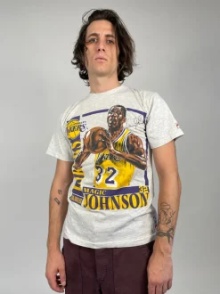T-shirt Magic Johnson LA Lakers anni '90