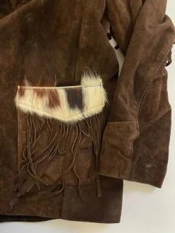 Western Jacket anni '70 in cavallino e camoscio